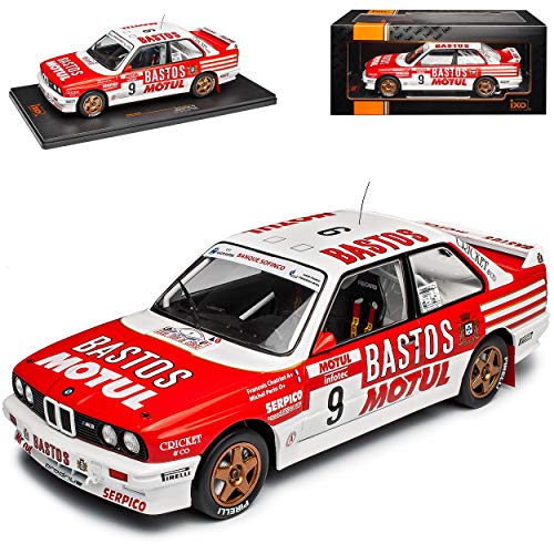 NEW B*M*W 3er E30 M3 Coupe Rally Tour De Corse 1988 Chatriot 1982-1994 1/18 IXO Modell Auto mit individiuellem Wunschkennzeichen von NEW
