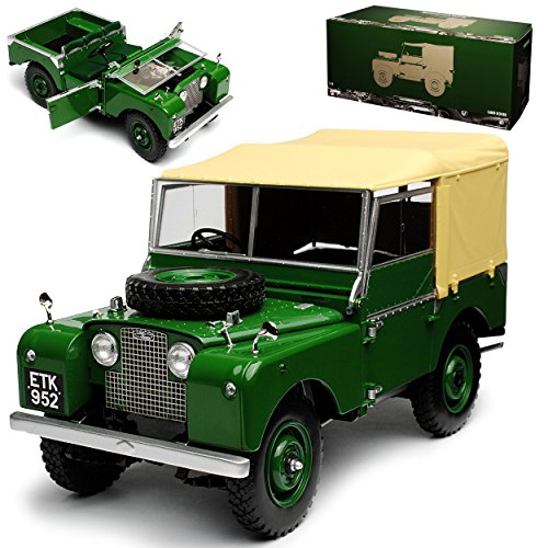 Land R*o*v*e*r Defender Dunkel Grün 1948 1/18 Minichamps Modell Auto von NEW