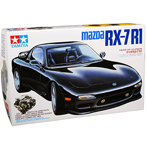 NEW Mazda RX-7 FD3S Coupe Schwarz 3. Generation 1991-2002 24116 Kit Bausatz 1/24 Tamiyia Modell Auto Modell Auto von NEW