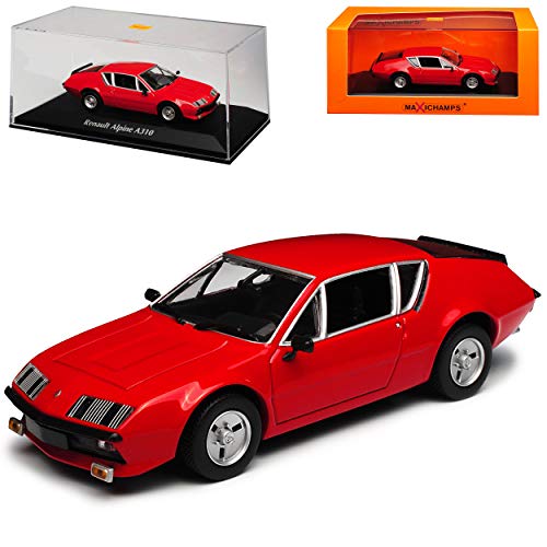 Renautl Alpine A310 Coupe Rot 1971-1985 1/43 Minichamps Maxichamps Modell Auto mit individiuellem Wunschkennzeichen von NEW