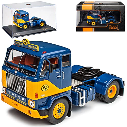 Volvo F88 Zugfahrzeug Blau LKW Truck 1965-1977 1/43 Ixo Modell Auto von NEW