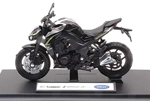 NEW Welly WE38511P Kawasaki Z1000 R Edition 2017 1:18 MODELLINO DIE CAST Model kompatibel mit von NEW