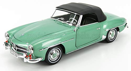 NOREV NV183401 Mercedes 190 SL 1957 Light Green METALLIC 1:18 MODELLINO DIE CAST von NEW