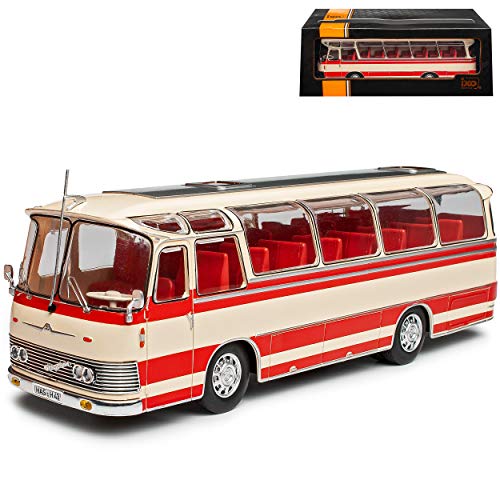 Neoplan NH 9L Rot Beige Bus 1/43 Ixo Modell Auto von NEW