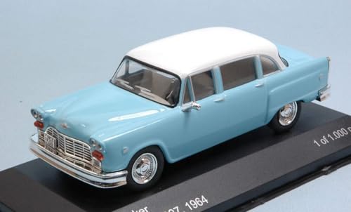 Whitebox Scale Modell KOMPATIBEL MIT Checker Marathon 327 1964 Light Blue W/White ROOF 1:43 WB202 von NEWA