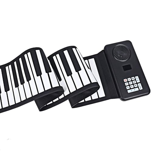NEWFUN Roll up Piano Keyboard, MIDI/Bluetooth Unterstützung, Tragbares Elektronisches Klavier Mit 88 Tasten, Geeignet für Kinder Erwachsene Anfänger Geschenke NEWFUN Roll up Piano Keyboard, MIDI/Bluetooth Unterstützung, Tragbares Elektronisches Klavier Mit 88 Tasten, Geeignet für Kinder Erwachsene Anfänger Geschenke von NEWFUN