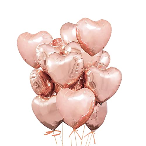 20 Stück Rosegold Herzballons Valentinstag 18 Zoll Herzform Heliumballons,Herz Luftballons,Rosegold Love Luftballons,Herz Luftballon,Herzluftballons Helium Geeignet für Hochzeit Verlobung 20 Stück Rosegold Herzballons Valentinstag 18 Zoll Herzform Heliumballons,Herz Luftballons,Rosegold Love Luftballons,Herz Luftballon,Herzluftballons Helium Geeignet für Hochzeit Verlobung von NEWUPZSI