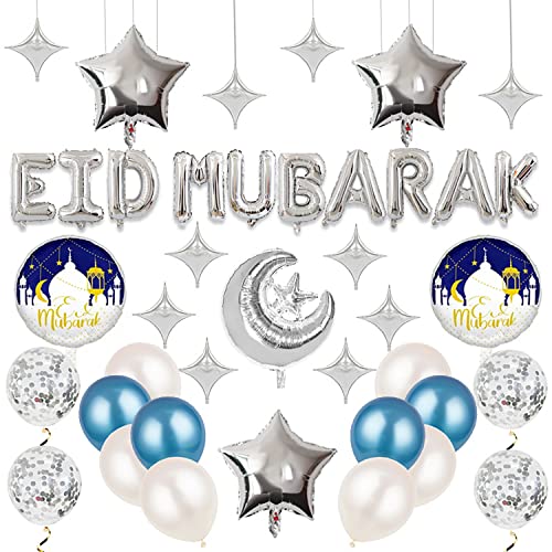 Eid Mubarak Ramadan Ballon deko, Muslim Ballon Girlande Kits, Eid Mubarak Banner, Eid Mubarak Aufhängen Banner für Muslim Eid Ramadan Mubarak Kareem Festival Party Dekoration Eid Mubarak Ramadan Ballon deko, Muslim Ballon Girlande Kits, Eid Mubarak Banner, Eid Mubarak Aufhängen Banner für Muslim Eid Ramadan Mubarak Kareem Festival Party Dekoration von NEWUPZSI