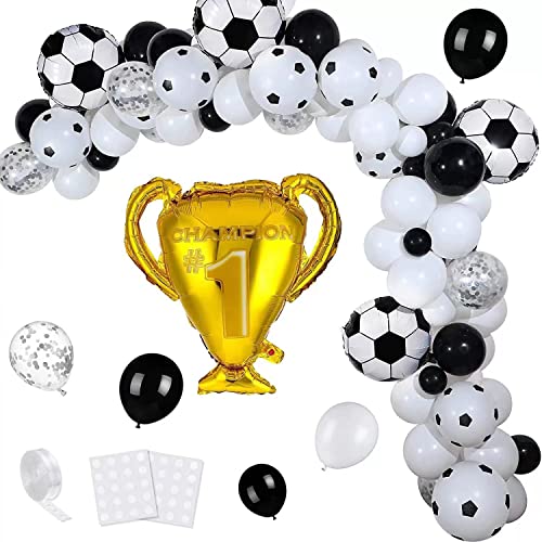 Fussball Luftballon Girlande Geburtstagsdekoration Happy Birthday Konfettiballons, Vorhang Konfetti Herz Stern Folienballon Fussball Deko Geburtstag für Fussball Deko Geburtstag Fussball Luftballon Girlande Geburtstagsdekoration Happy Birthday Konfettiballons, Vorhang Konfetti Herz Stern Folienballon Fussball Deko Geburtstag für Fussball Deko Geburtstag von NEWUPZSI