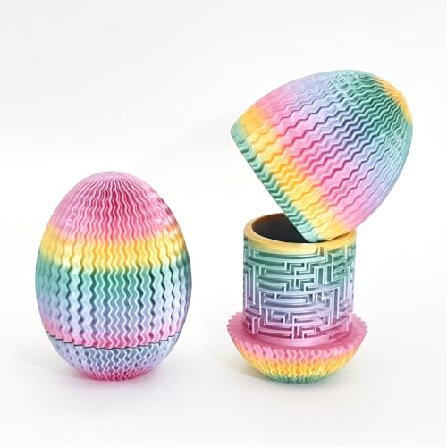 Ei-förmige Rätsel-Geschenkbox – Spardose für Geldgeschenke, Knobelbox für Jungen & Mädchen, Geschenkverpackung mit versteckten Fächern, Bunte Geschenkidee für Geburtstage & besondere Anlässe Ei-förmige Rätsel-Geschenkbox – Spardose für Geldgeschenke, Knobelbox für Jungen & Mädchen, Geschenkverpackung mit versteckten Fächern, Bunte Geschenkidee für Geburtstage & besondere Anlässe von NEYATO