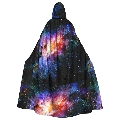 NEZIH Galaxy In The Universe Karnevals-Umhang mit Kapuze, Unisex, Cosplay-Kostüme, Umhang für Erwachsene, 190 cm von NEZIH