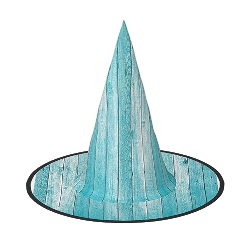 NEZIH Texturierte Tapete aus Holz, Halloween-Motiv, für Erwachsene, Kostüm, Party, Kegel, Hexenhut für Damen, Kinder, Mädchen, Jungen von NEZIH