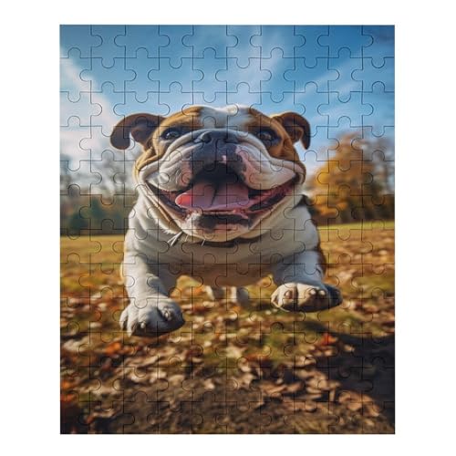 Bulldog - Vorteilsset Mit DREI (Animal) 120 Teilen Puzzles Für Erwachsene – Jedes Puzzle Misst 120 PCS Stück, Ideal Als Puzzle von NEylim