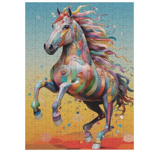 Candy Pferd - 200 Teile Puzzle – - Hochauflösendes - Gelegenheitsspiel – 200 Teile Holzpuzzle 200 PCS von NEylim