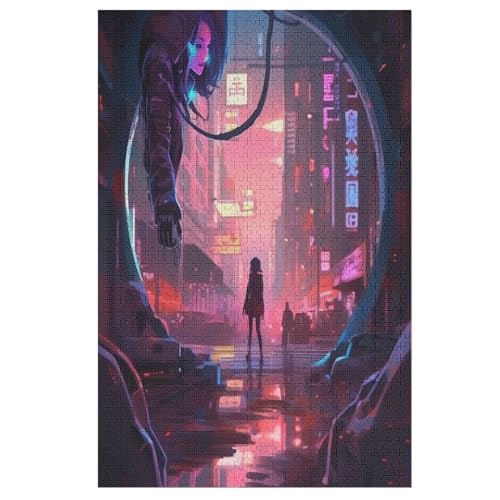 Cyber City - 1000 Teile Puzzle – - Hochauflösendes - Gelegenheitsspiel – 1000 Teile Holzpuzzle 1000 PCS Cyber City - 1000 Teile Puzzle – - Hochauflösendes - Gelegenheitsspiel – 1000 Teile Holzpuzzle 1000 PCS von NEylim