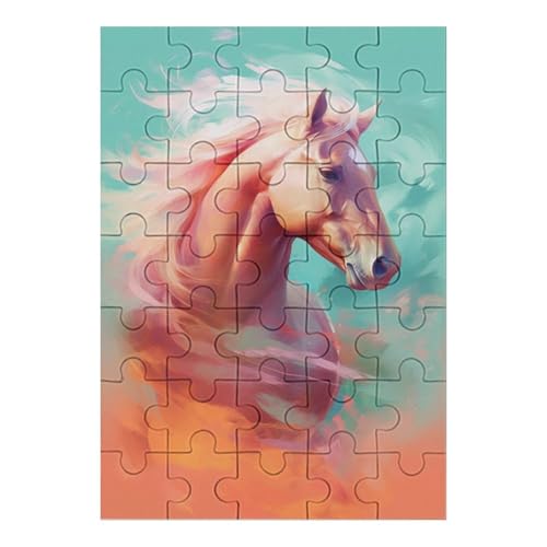 Fantasy Pferd - 35 Teile Puzzle – - Hochauflösendes - Gelegenheitsspiel – 35 Teile Holzpuzzle 35 PCS von NEylim