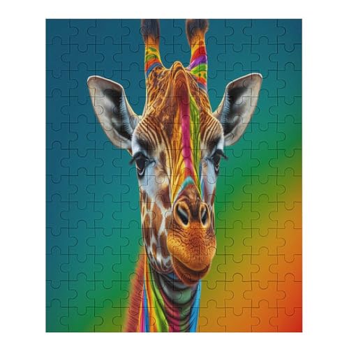 Giraffe - 70 Teile Puzzle – - Hochauflösendes - Gelegenheitsspiel – 70 Teile Holzpuzzle 70 PCS von NEylim