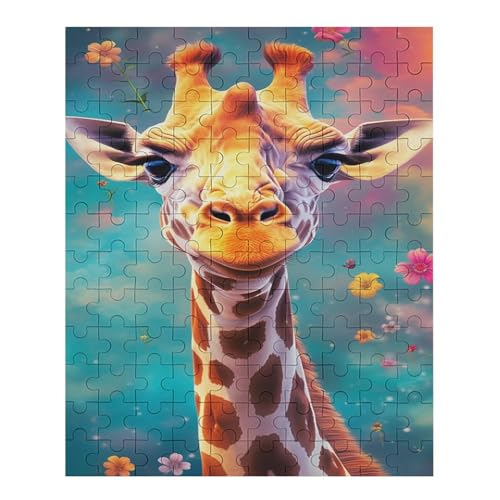 Giraffe Puzzle 70 PCS - Erwachsenenpuzzle Mit - Geschicklichkeitsspiel Für Die Ganze Familie - Ideal Als Holzpuzzle von NEylim