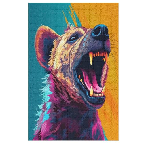 Hyäne Puzzle 1000 PCS - Erwachsenenpuzzle Mit - Geschicklichkeitsspiel Für Die Ganze Familie - Ideal Als Holzpuzzle Hyäne Puzzle 1000 PCS - Erwachsenenpuzzle Mit - Geschicklichkeitsspiel Für Die Ganze Familie - Ideal Als Holzpuzzle von NEylim