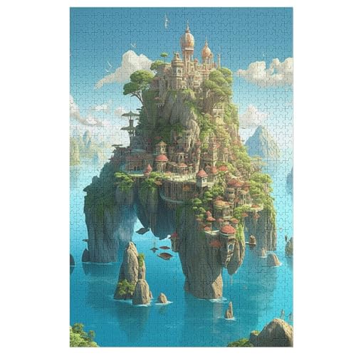 Islands 1000-teiliges Puzzle-Puzzlespiel Aus Pappe – Entspannungs-Puzzlespiele – Denksport-Puzzle – (, 1000 PCS), Hochauflösendes von NEylim