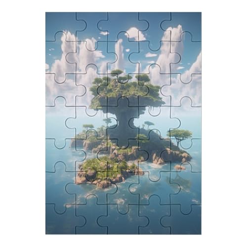 Islands - 35 Teile Puzzle – - Hochauflösendes - Gelegenheitsspiel – 35 Teile Holzpuzzle 35 PCS von NEylim