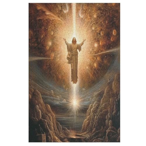 Jesus Christ - 1000 Teile Puzzle – - Hochauflösendes - Gelegenheitsspiel – 1000 Teile Holzpuzzle 1000 PCS von NEylim