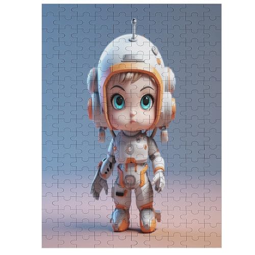Kawaii Space Girl - 200 Teile Puzzle – - Hochauflösendes - Gelegenheitsspiel – 200 Teile Holzpuzzle 200 PCS von NEylim