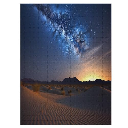 Night Sky - 500 Teile Puzzle – - Hochauflösendes - Gelegenheitsspiel – 500 Teile Holzpuzzle 500 PCS von NEylim