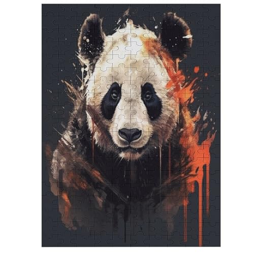 Panda - 200 Teile Puzzle – Animal - Hochauflösendes - Gelegenheitsspiel – 200 Teile Holzpuzzle 200 PCS von NEylim