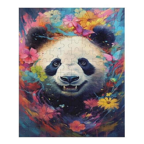 Panda - 70 Teile Puzzle – - Hochauflösendes - Gelegenheitsspiel – 70 Teile Holzpuzzle 70 PCS von NEylim