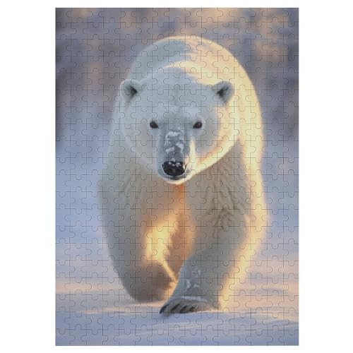 Polar Bear - 300 Teile Puzzle – - Hochauflösendes - Gelegenheitsspiel – 300 Teile Holzpuzzle 300 PCS von NEylim