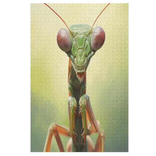 Puzzle Für Erwachsene 1000 Teile - Betende Mantis Puzzle - Cute Animal - Für Kinder Dekompressionsspielzeug Für Kinder Dekompressionspuzzle Größe: 1000 PCS von NEylim