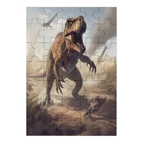 Puzzle Für Erwachsene 35 Teile - Tyrannosaurus Puzzle - - Für Kinder Dekompressionsspielzeug Für Kinder Dekompressionspuzzle Größe: 35 PCS von NEylim