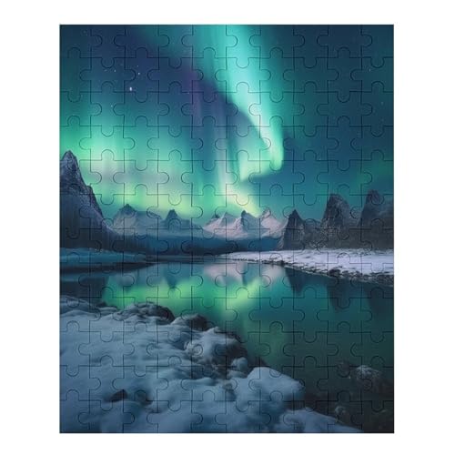 The Northern Lights - 70 Teile Puzzle – - Hochauflösendes - Gelegenheitsspiel – 70 Teile Holzpuzzle 70 PCS von NEylim