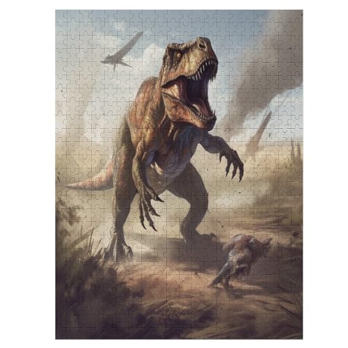 Tyrannosaurus Collection Puzzle 500-teiliges Kunstpuzzle Berühmter Malspaß Erwachsene, Mehrfarbig Größe: 500 PCS von NEylim