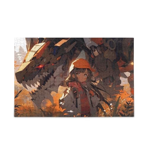 NFMILI Cartoon Anime Mädchen Puzzles 1000 Teile Holz für Erwachsene Familien DIY Freizeitspiel 20,5 × 37,8 cm NFMILI Cartoon Anime Mädchen Puzzles 1000 Teile Holz für Erwachsene Familien DIY Freizeitspiel 20,5 × 37,8 cm von NFMILI