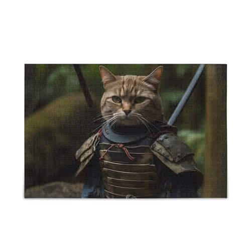 NFMILI Cat Knight Puzzles 1000 Teile Holz für Erwachsene Familien DIY Freizeitspiel 19,7 × 74,9 cm NFMILI Cat Knight Puzzles 1000 Teile Holz für Erwachsene Familien DIY Freizeitspiel 19,7 × 74,9 cm von NFMILI