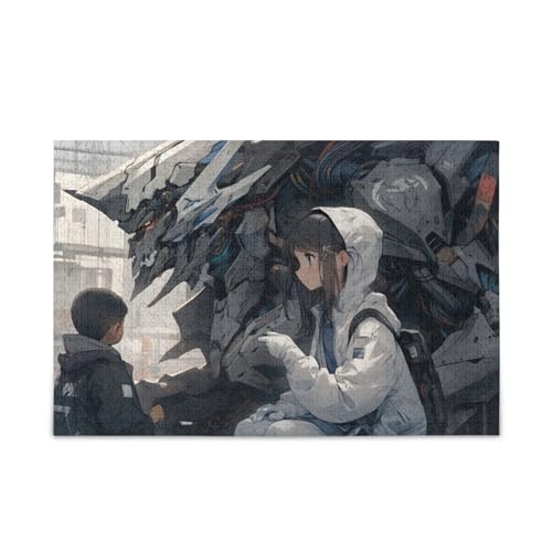 NFMILI Coole Anime Puzzles 1000 Teile Holz für Erwachsene Familien DIY Freizeitspiel 20,5 × 37,8 cm NFMILI Coole Anime Puzzles 1000 Teile Holz für Erwachsene Familien DIY Freizeitspiel 20,5 × 37,8 cm von NFMILI