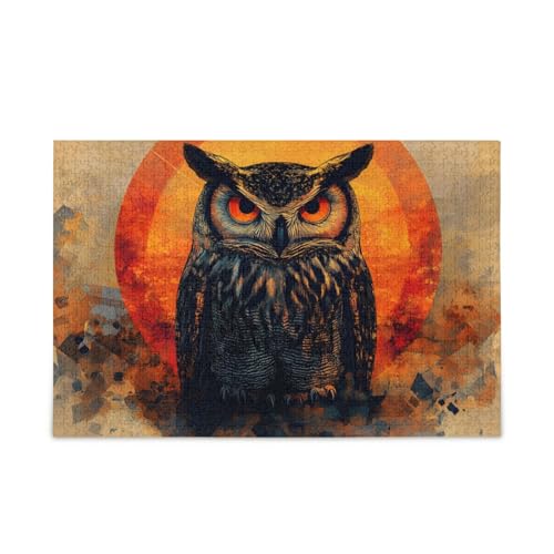 NFMILI Eulen Puzzle 500 Teile für Erwachsene Familien Zigsaw Puzlle 20,5 × 37,8 cm NFMILI Eulen Puzzle 500 Teile für Erwachsene Familien Zigsaw Puzlle 20,5 × 37,8 cm von NFMILI