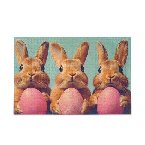 NFMILI Hasen-Eier-Puzzles 500 Teile für Erwachsene Familien Zigsaw Puzlle 20,5 × 37,8 cm NFMILI Hasen-Eier-Puzzles 500 Teile für Erwachsene Familien Zigsaw Puzlle 20,5 × 37,8 cm von NFMILI