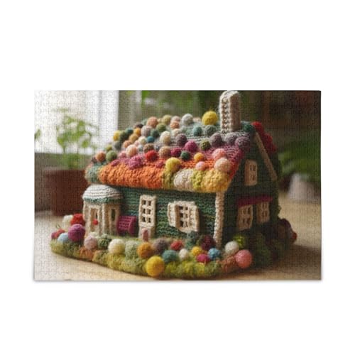 NFMILI House Mini Jigsaw Puzzles 1000 Teile Holz für Erwachsene Familien DIY Freizeitspiel 20,5 × 37,8 cm NFMILI House Mini Jigsaw Puzzles 1000 Teile Holz für Erwachsene Familien DIY Freizeitspiel 20,5 × 37,8 cm von NFMILI