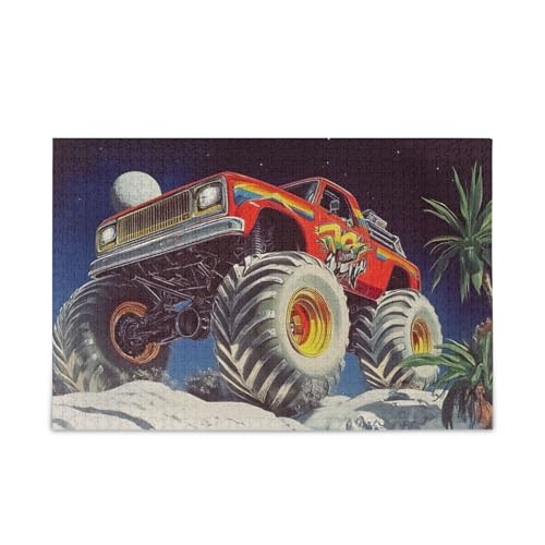 NFMILI Monster Auto Puzzle 500 Teile für Erwachsene Familien Zigsaw Puzlle Spiel 20,5 × 37,8 cm NFMILI Monster Auto Puzzle 500 Teile für Erwachsene Familien Zigsaw Puzlle Spiel 20,5 × 37,8 cm von NFMILI