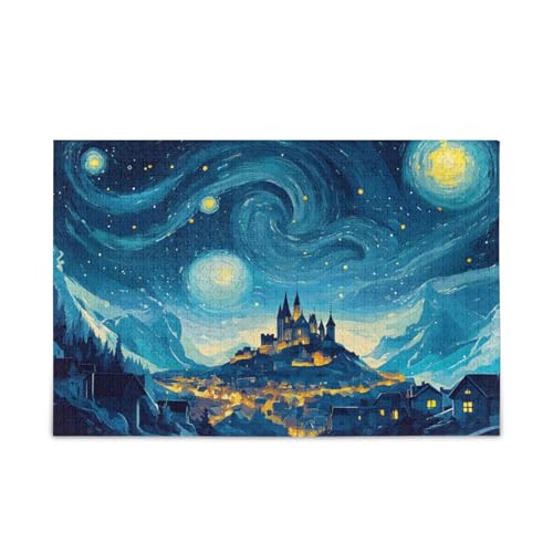 NFMILI Mystery Landscape Jigsaw Puzzles 500 Teile für Erwachsene Familien Zigsaw Puzlle Spiel 20,5 × 37,8 cm NFMILI Mystery Landscape Jigsaw Puzzles 500 Teile für Erwachsene Familien Zigsaw Puzlle Spiel 20,5 × 37,8 cm von NFMILI