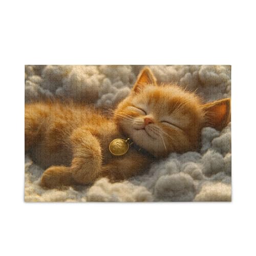 NFMILI Niedliche Katzen-Puzzles 500 Teile für erwachsene Familien Zigsaw Puzlle Spiel 20,5 × 37,8 cm NFMILI Niedliche Katzen-Puzzles 500 Teile für erwachsene Familien Zigsaw Puzlle Spiel 20,5 × 37,8 cm von NFMILI