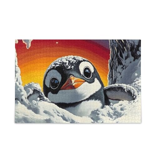 NFMILI Penguins Snow Jigsaw Puzzles 500 Teile für Erwachsene Familien Zigsaw Puzlle 20,5 × 37,8 cm NFMILI Penguins Snow Jigsaw Puzzles 500 Teile für Erwachsene Familien Zigsaw Puzlle 20,5 × 37,8 cm von NFMILI