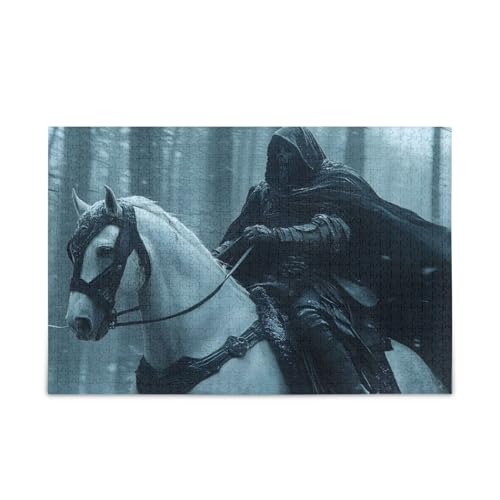 NFMILI Warrior Horse White Jigsaw Puzzles 500 Teile für Erwachsene Familien Zigsaw Puzlle Spiel 20,5 × 37,8 cm NFMILI Warrior Horse White Jigsaw Puzzles 500 Teile für Erwachsene Familien Zigsaw Puzlle Spiel 20,5 × 37,8 cm von NFMILI