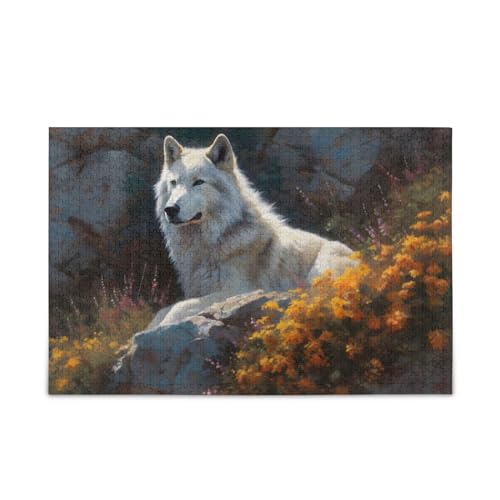 NFMILI Wolf Wait and See Puzzles 1000 Teile Holz für Erwachsene Familien DIY Freizeitspiel 19,7 × 74,9 cm NFMILI Wolf Wait and See Puzzles 1000 Teile Holz für Erwachsene Familien DIY Freizeitspiel 19,7 × 74,9 cm von NFMILI