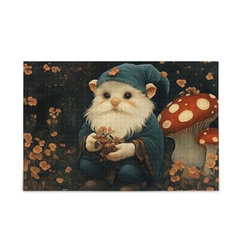 NFMILI Zwerg Pilz Puzzle 500 Teile für Erwachsene Familien Zigsaw Puzlle Spiel 20,5 × 37,8 cm NFMILI Zwerg Pilz Puzzle 500 Teile für Erwachsene Familien Zigsaw Puzlle Spiel 20,5 × 37,8 cm von NFMILI