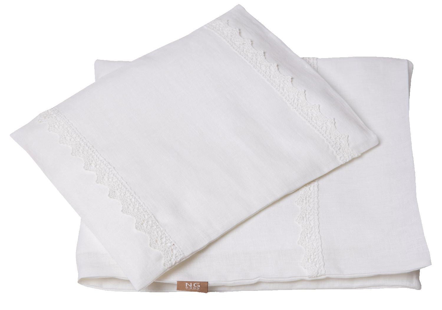 NG Baby Bettwäsche 100x130 cm Babybett, Weiß NG Baby Bettwäsche 100x130 cm Babybett, Weiß von NG Baby