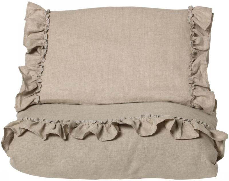 NG Baby Bettwäsche Mood Ruffles 100x130 cm Babybett, Natur von NG Baby